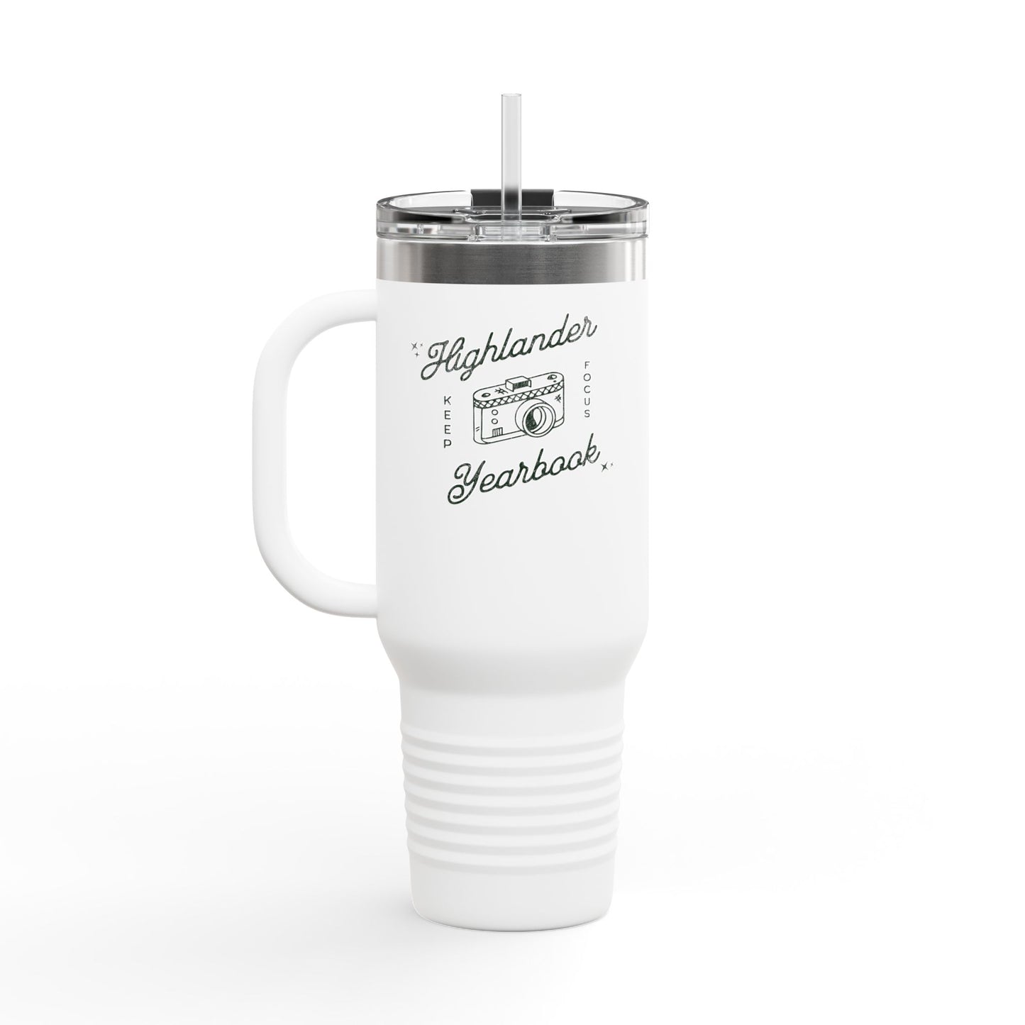 Stay Focus! Tumbler | The Woodlands High School Yearbook Merch