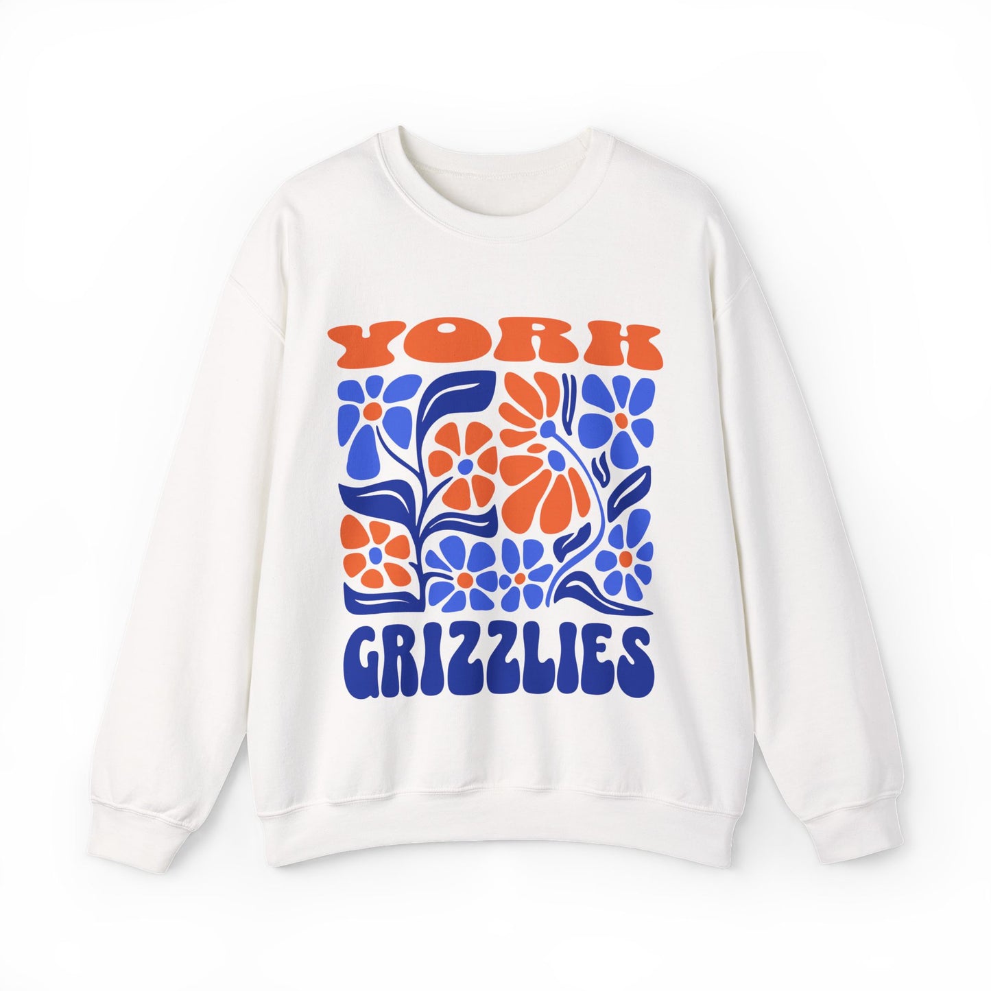 Boho Floral York Grizzlies Sweatshirt