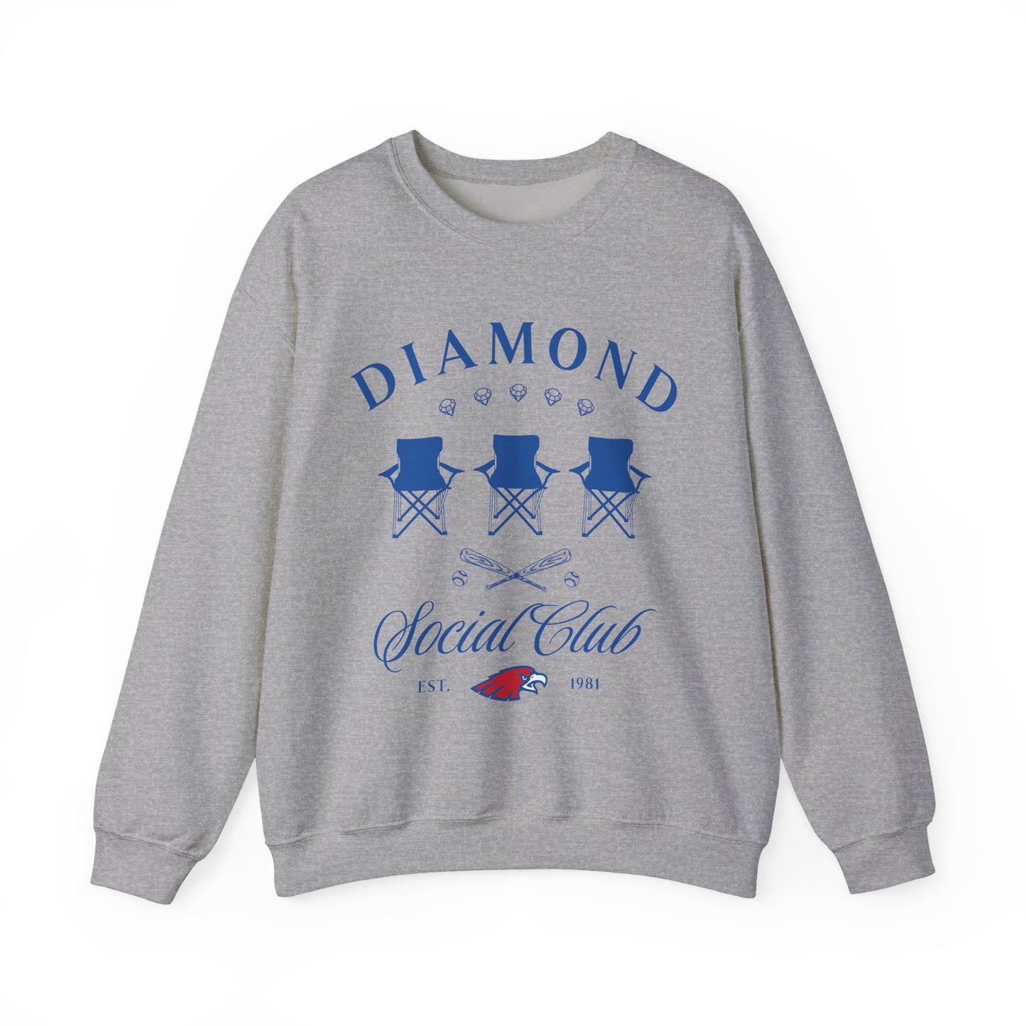 Diamond Social Club Sweatshirt - Oak Ridge High School Baseball Team