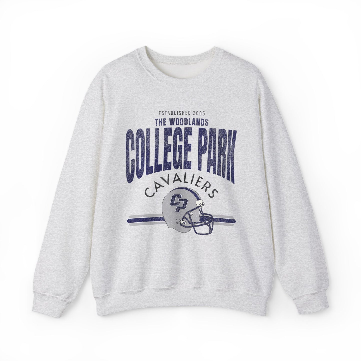College Park High School Vintage Football Sweatshirt | Cavaliers Spirit Wear | Retro Game Day Pullover