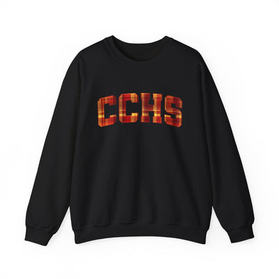 CCHS Tartan Lettering Caney Creek High School Sweatshirt