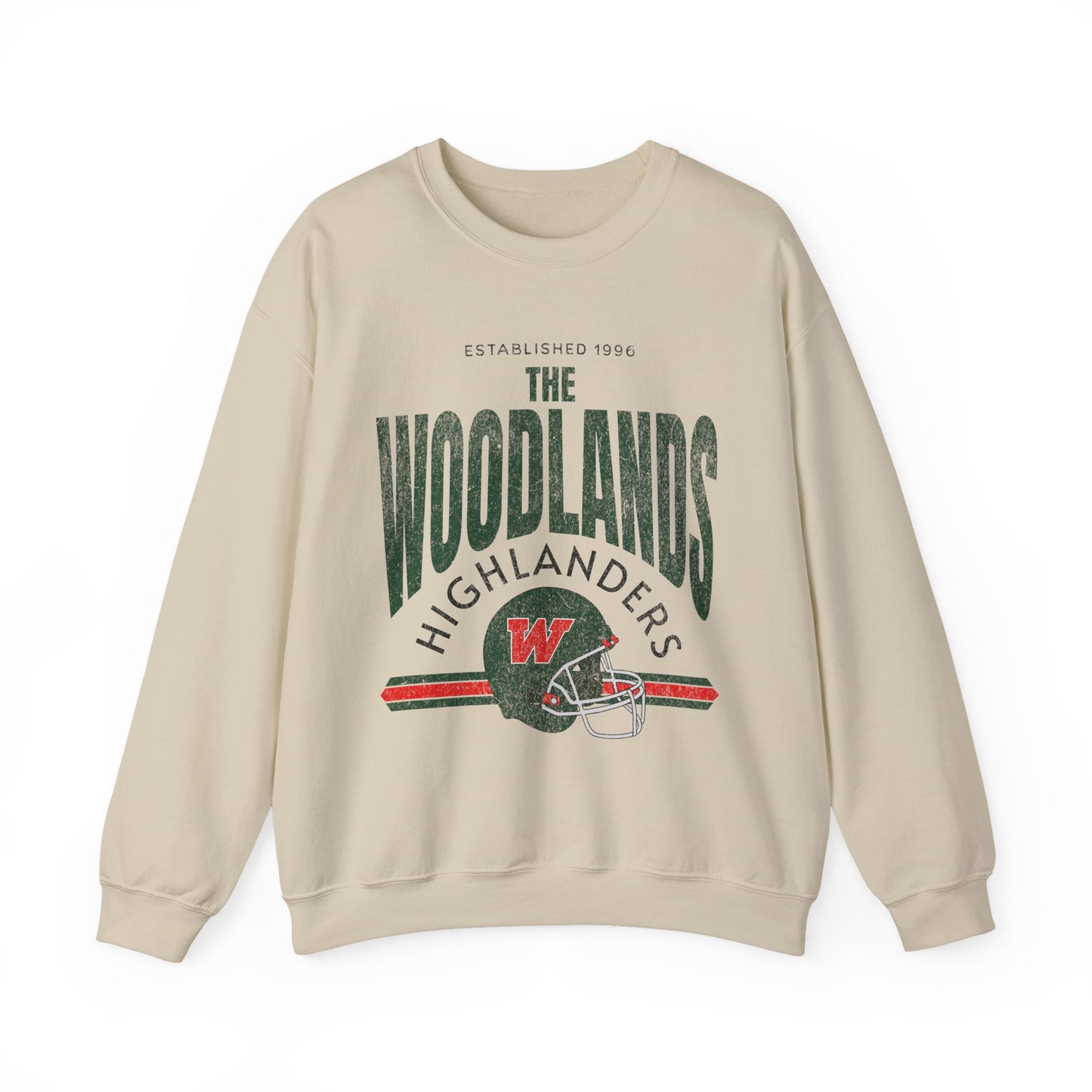The Woodlands Highlanders Vintage Football Sweatshirt