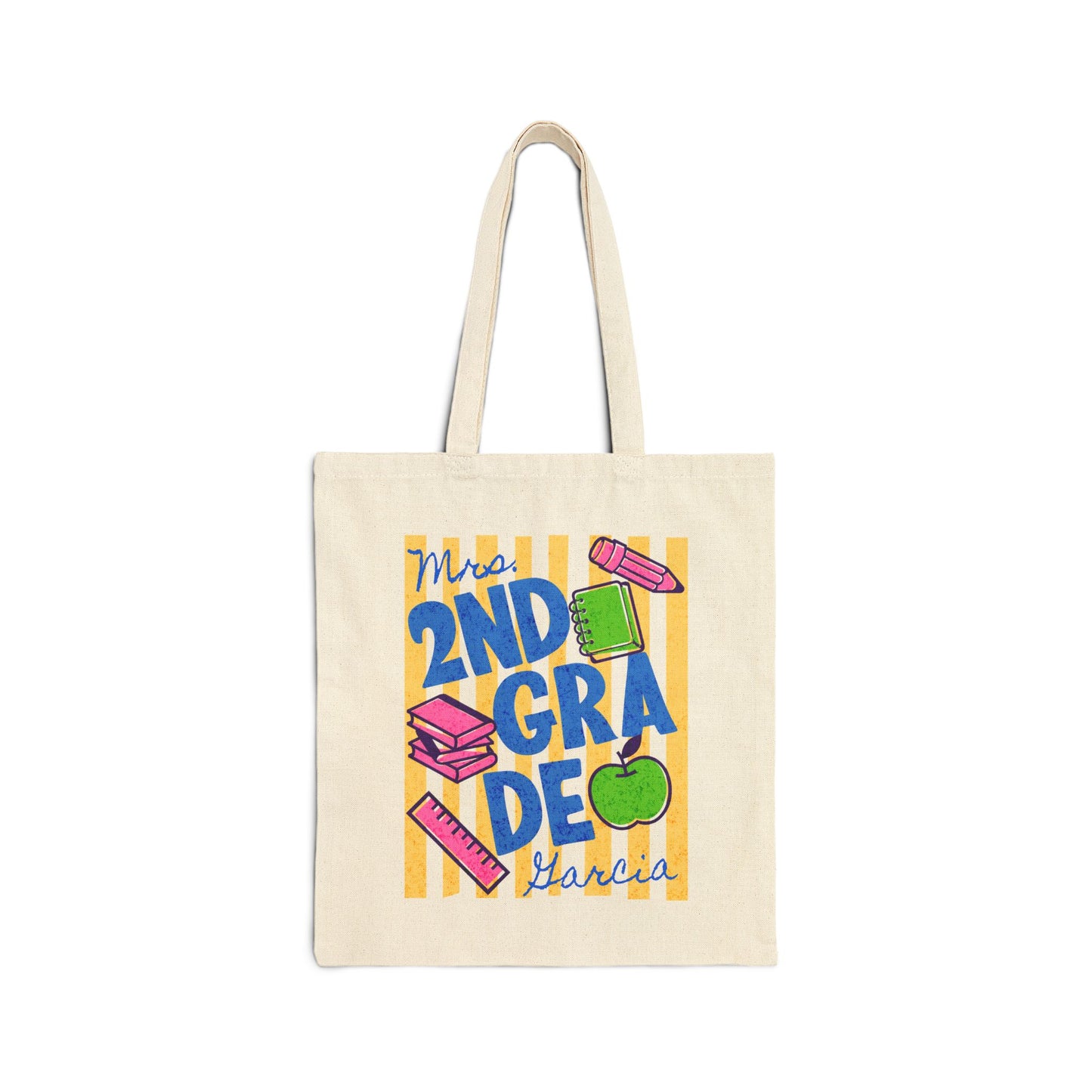 Personalized 2nd Grade Teacher Tote Bag