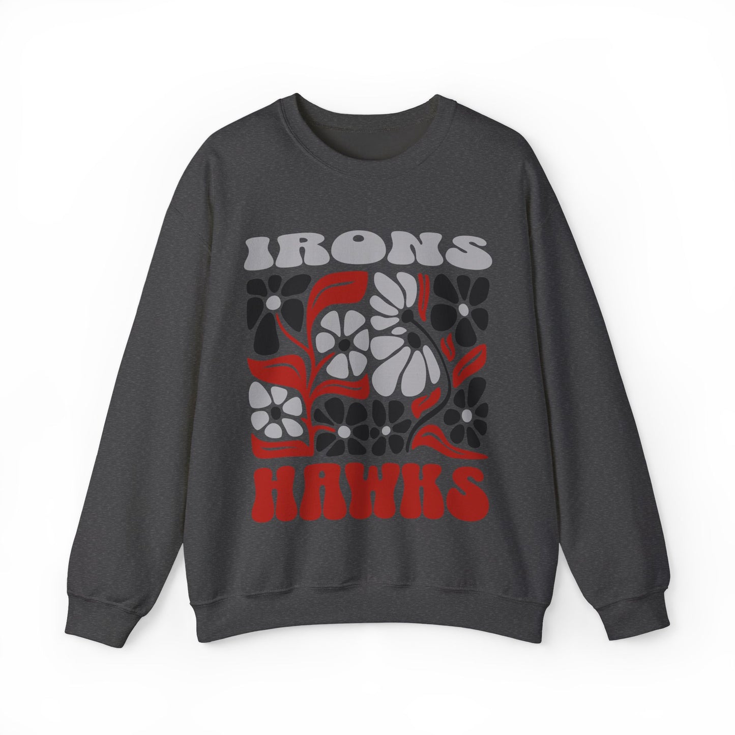 Boho Floral Irons Hawks Sweatshirt
