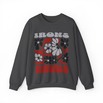 Boho Floral Irons Hawks Sweatshirt