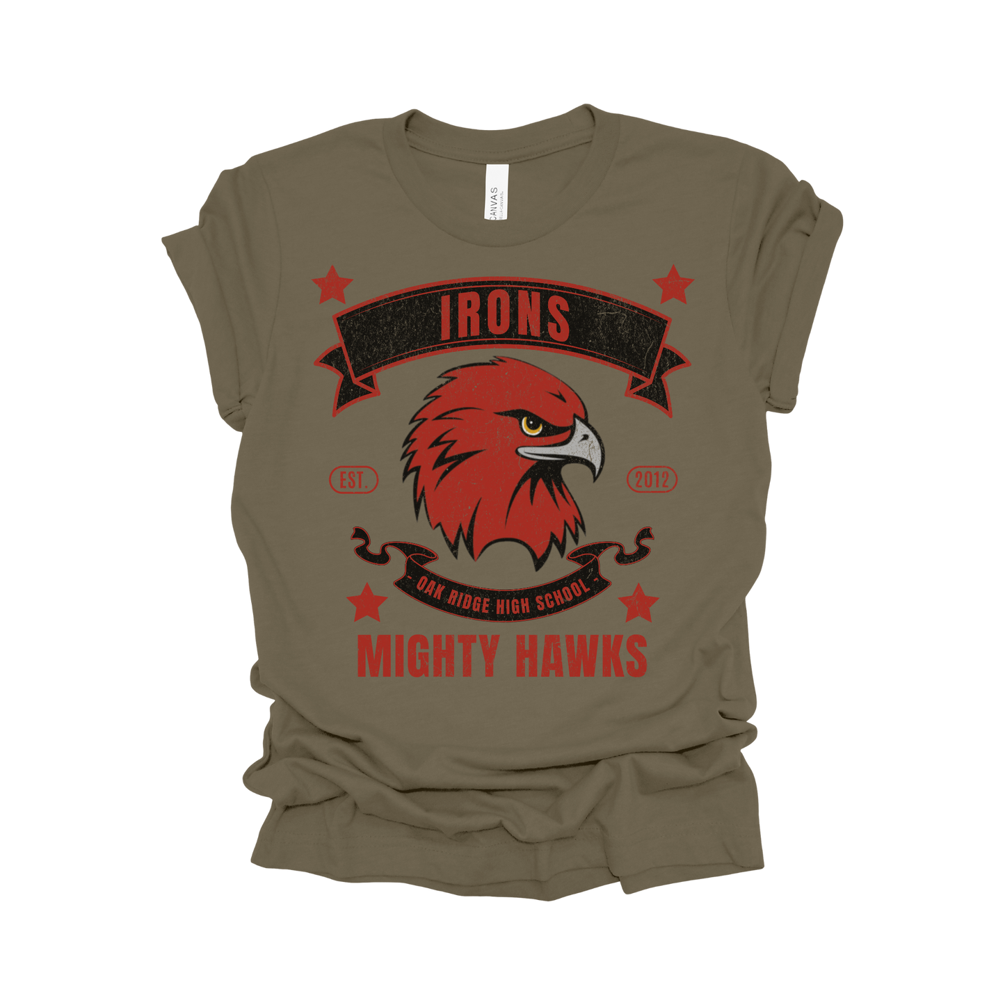 Irons Junior High Hawks Feeder T-Shirt