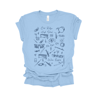 Oak Ridge Marching Band Tee- The War Eagle Waltz