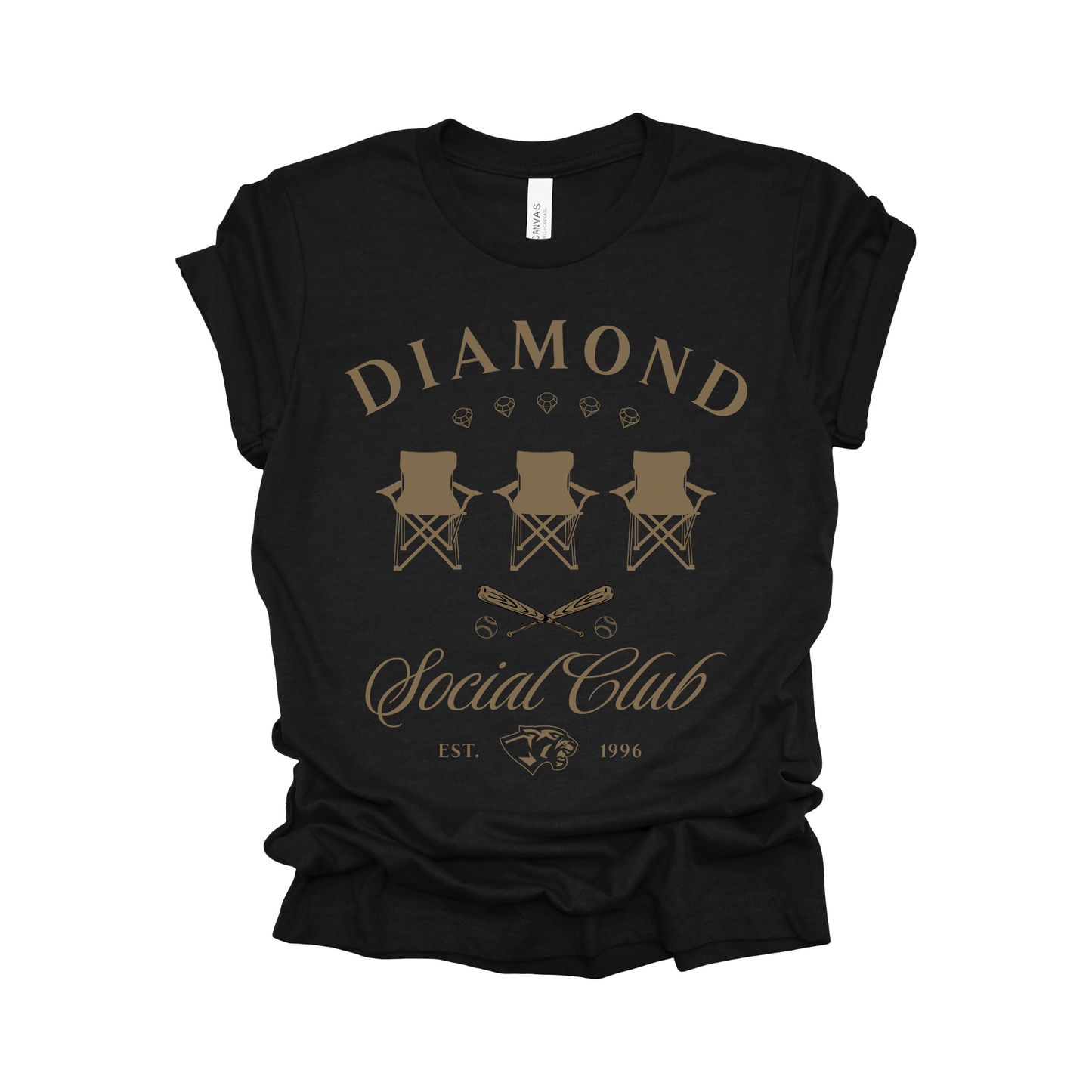 Diamond Social Club Tee - Caney Creek Baseball Team