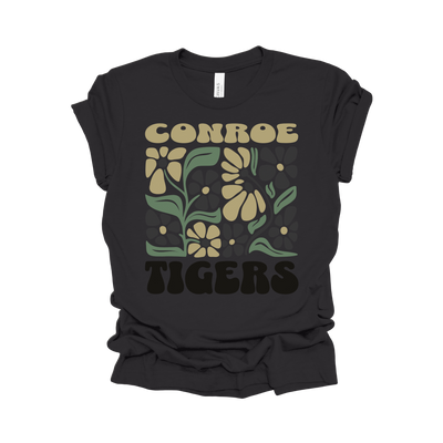 Conroe High School Boho Floral T-Shirt