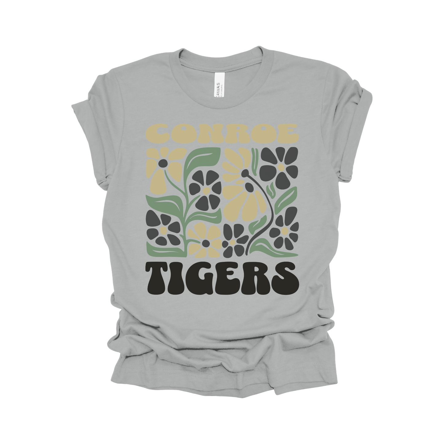 Conroe High School Boho Floral T-Shirt