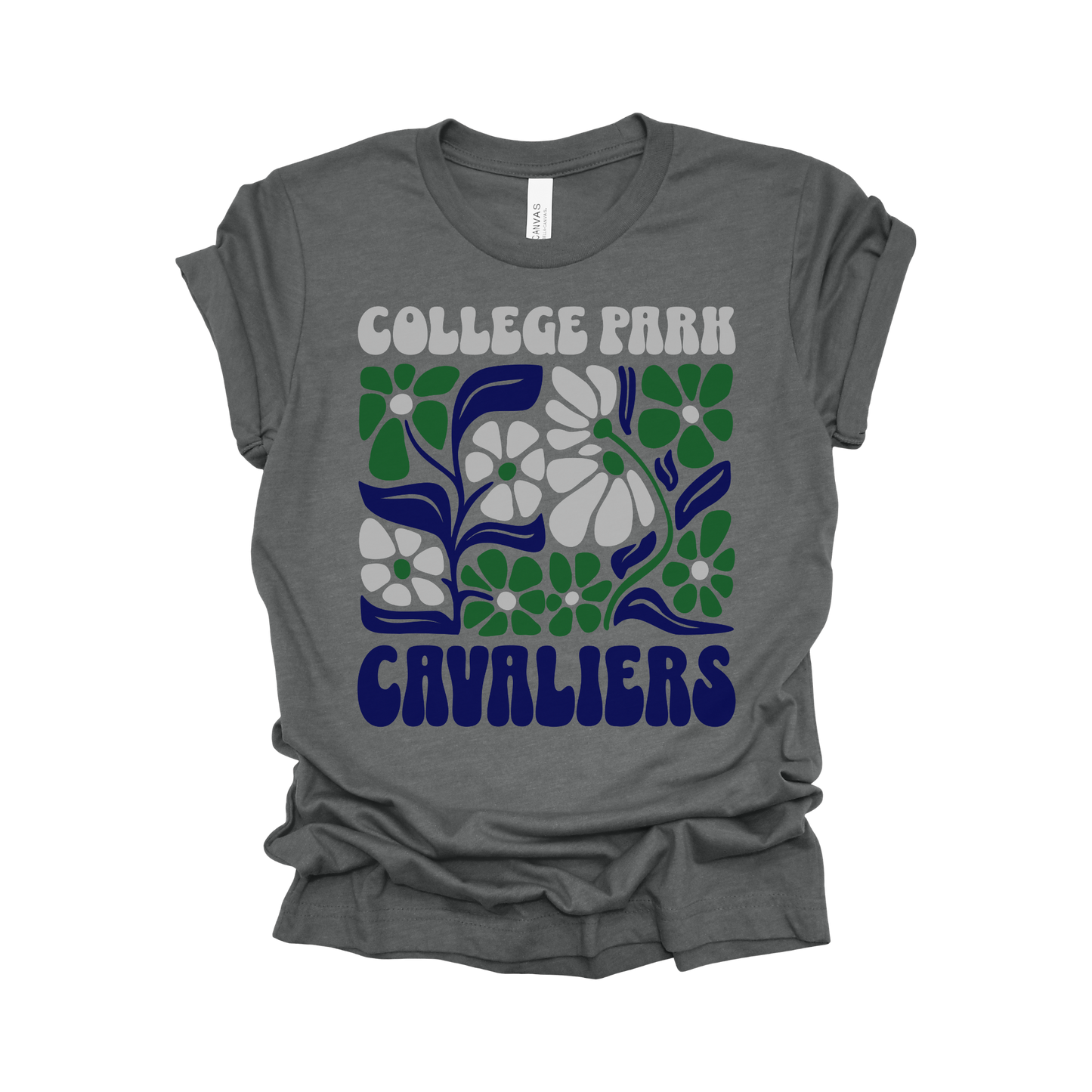 College Park High School Boho Floral T-Shirt