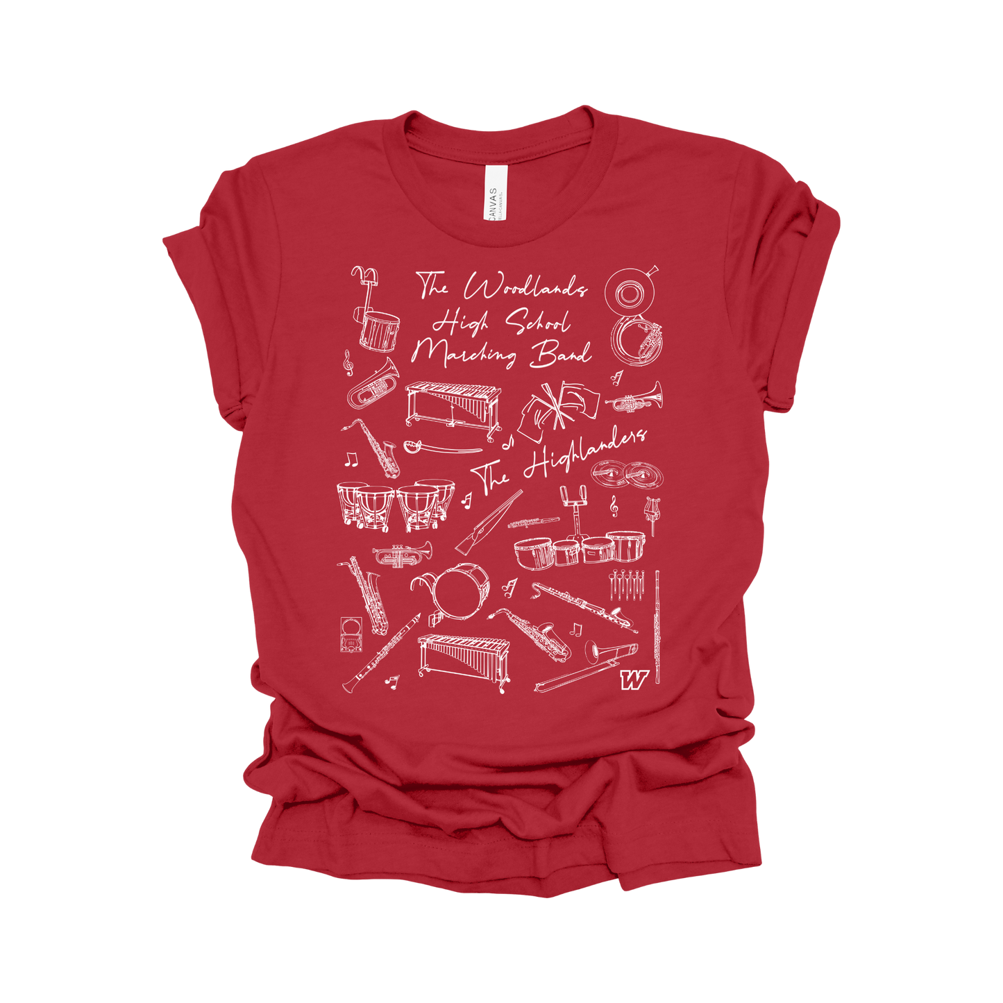 Sound of the Highlanders | The Woodlands High School Marching Band Tee