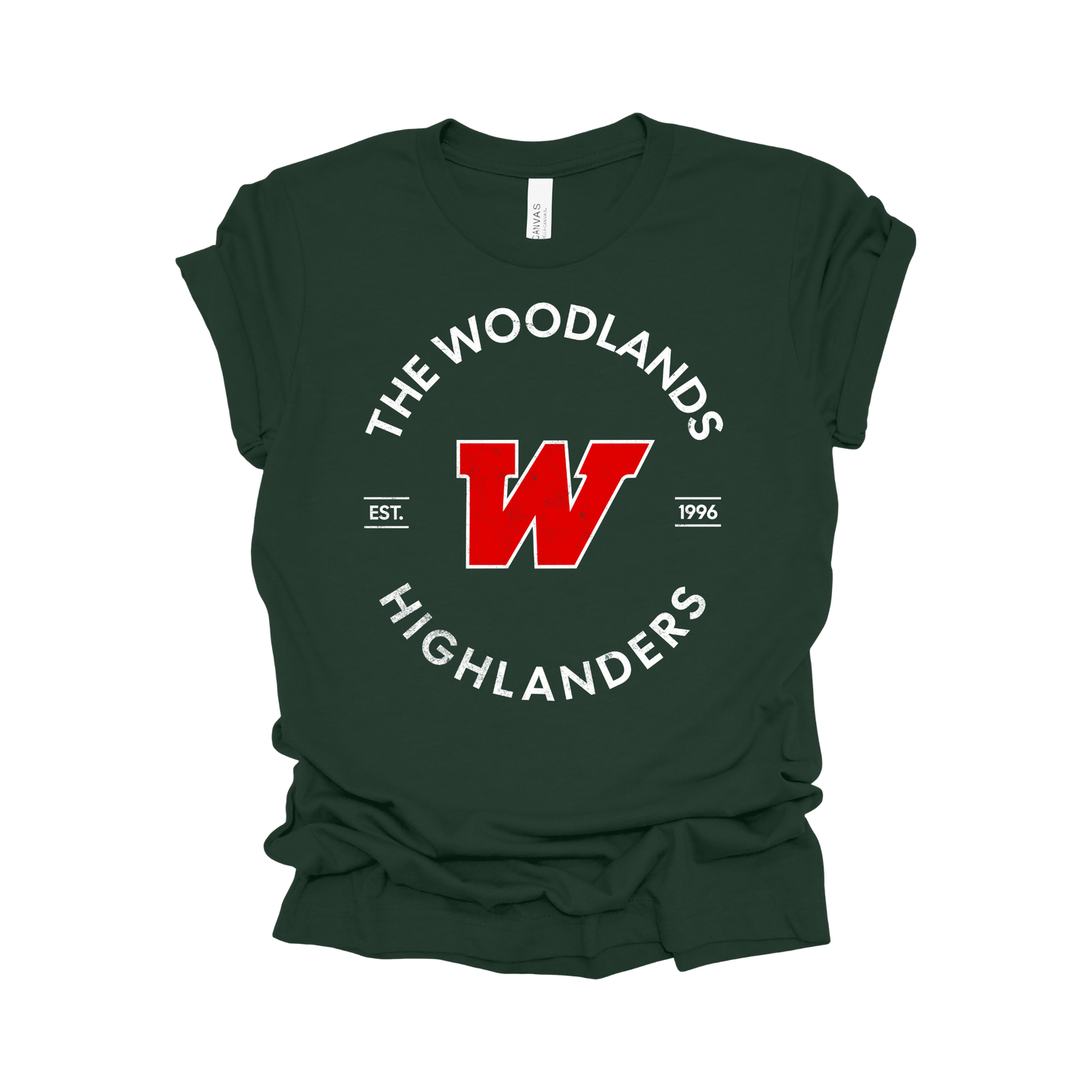 The Woodlands High School Circle T-Shirt
