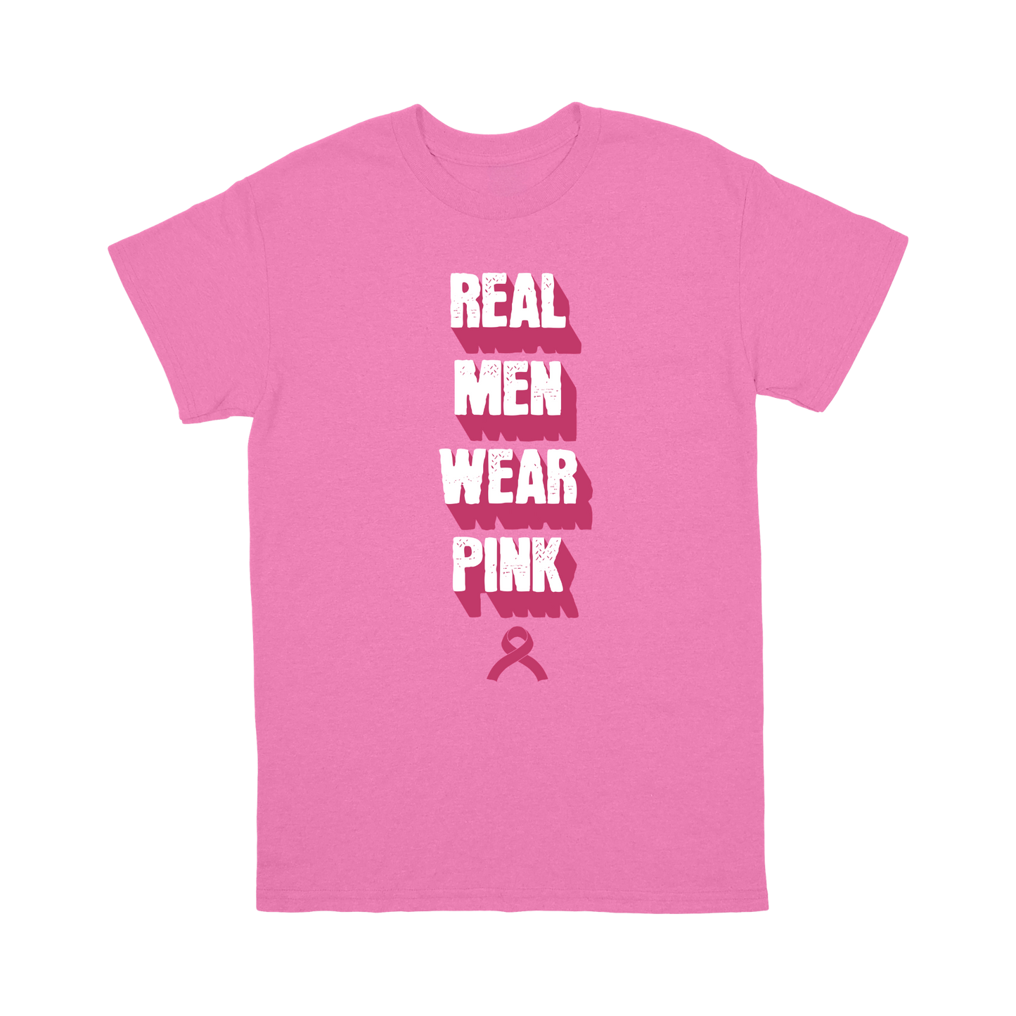 Real Men Wear Pink Breast Cancer Awareness T-Shirt