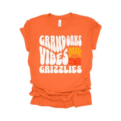 Grands Oaks Vibes Tee | Grand Oaks High School Orange Vibes Collection