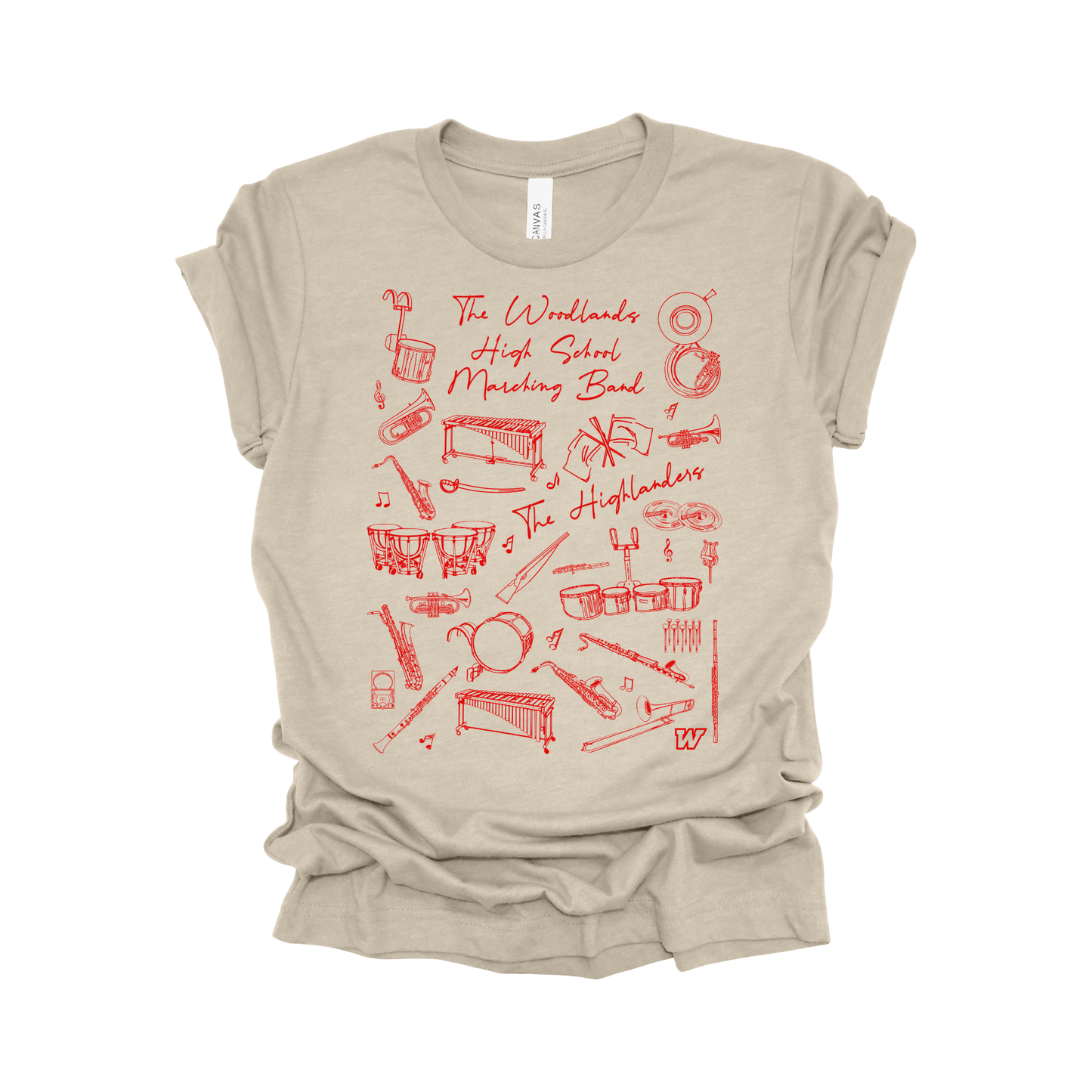 Sound of the Highlanders | The Woodlands High School Marching Band Tee