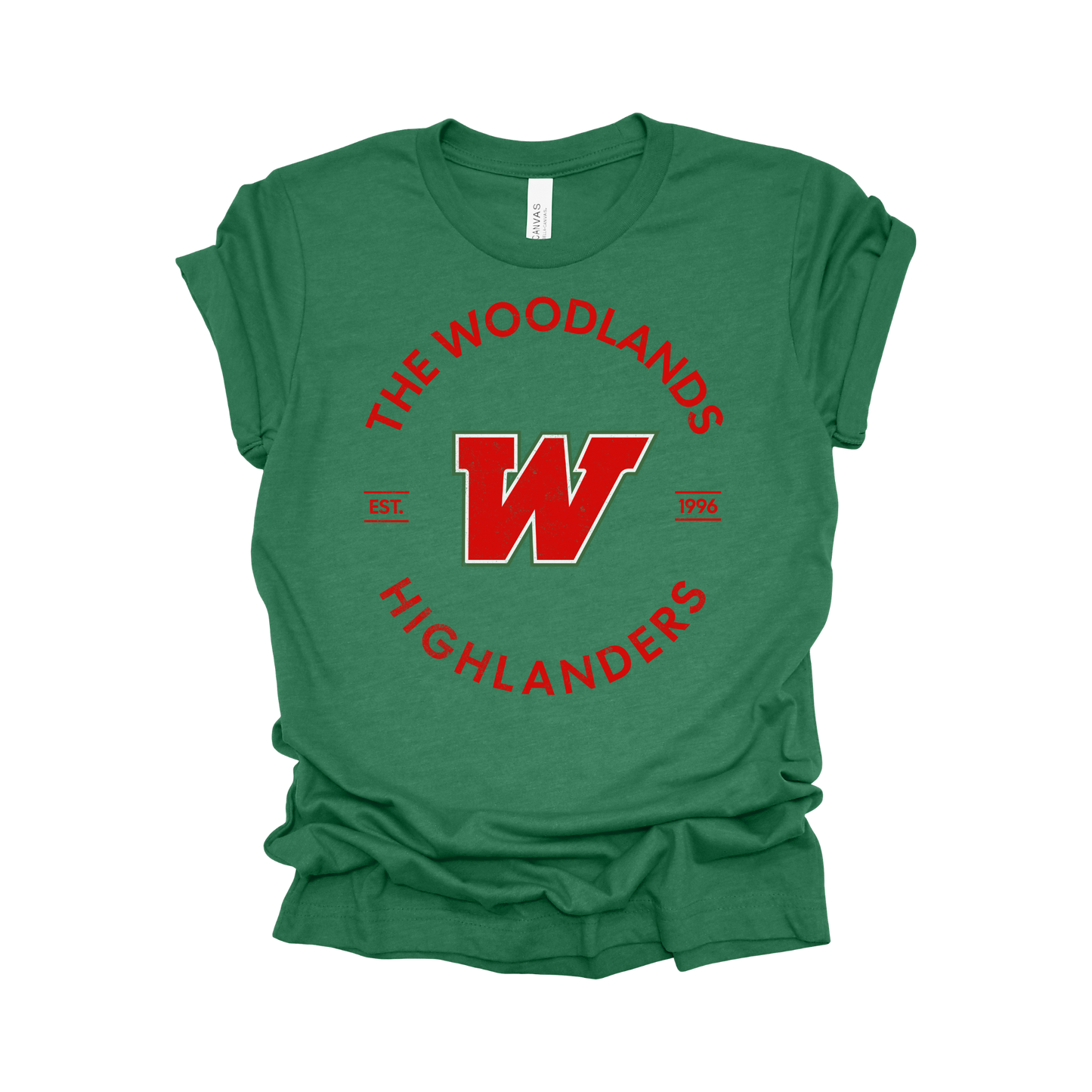 The Woodlands High School Circle T-Shirt