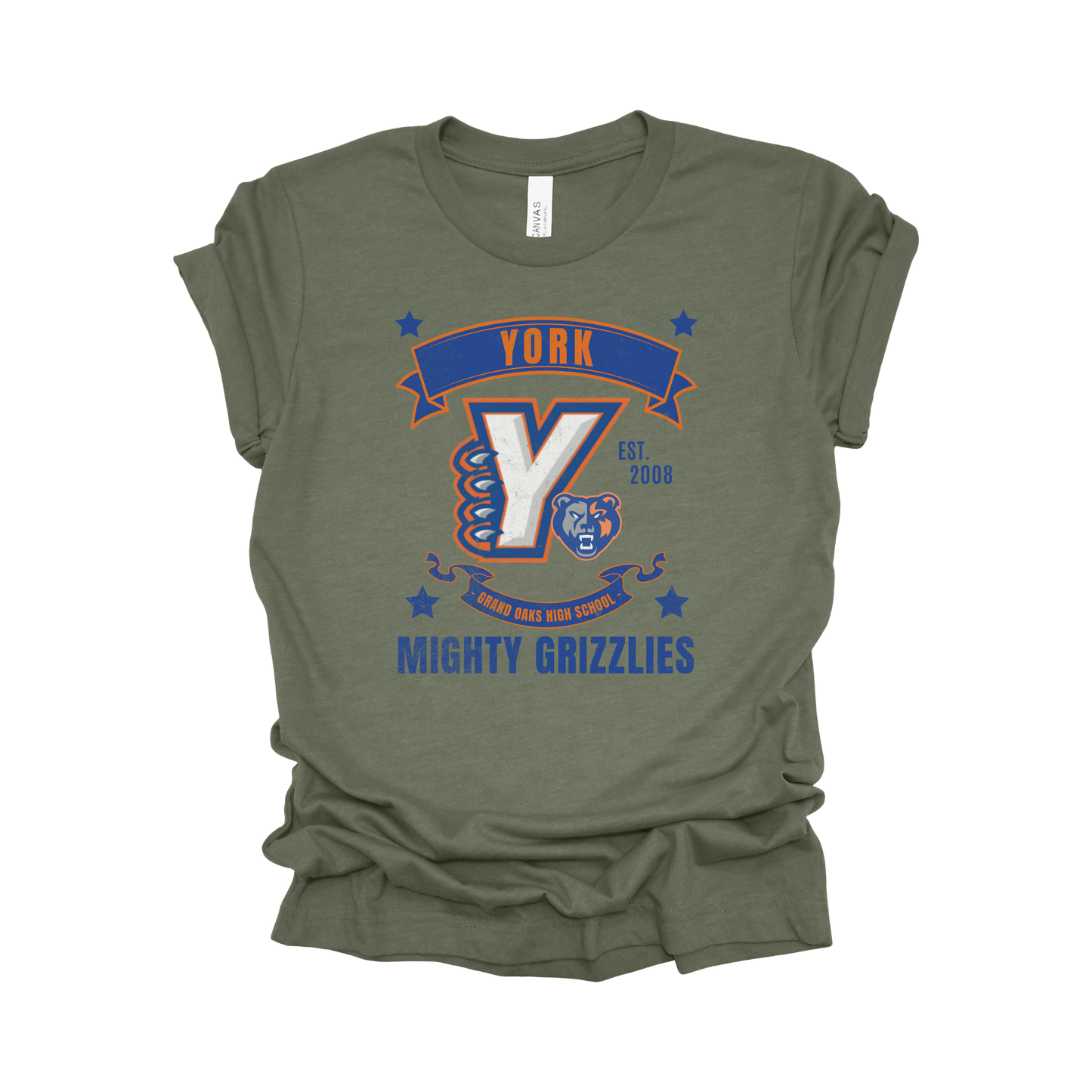 York Mighty Grizzlies Feeder T-Shirt