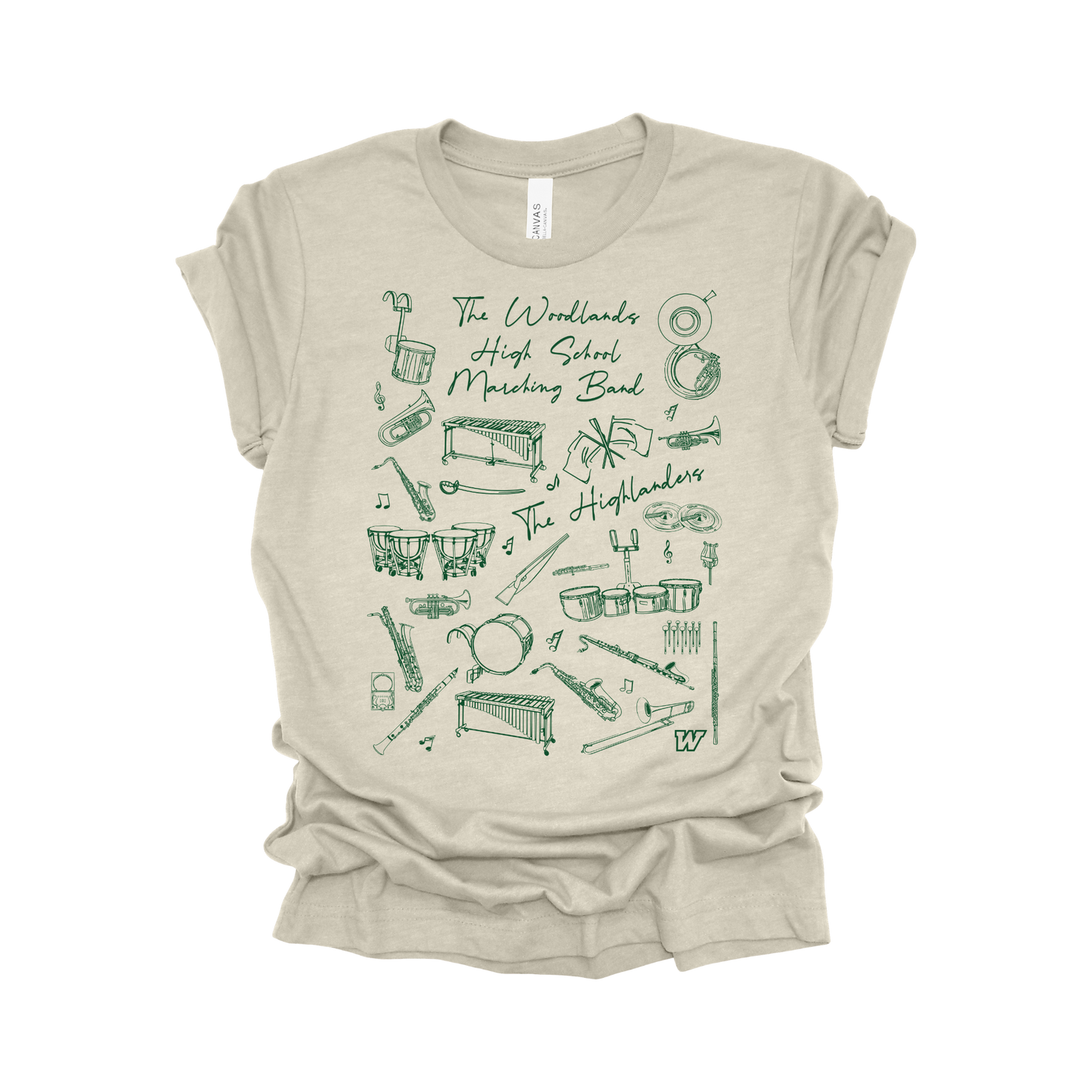 Sound of the Highlanders | The Woodlands High School Marching Band Tee