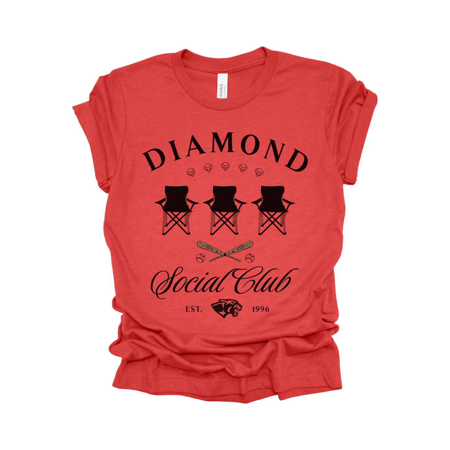 Diamond Social Club Tee - Caney Creek Baseball Team