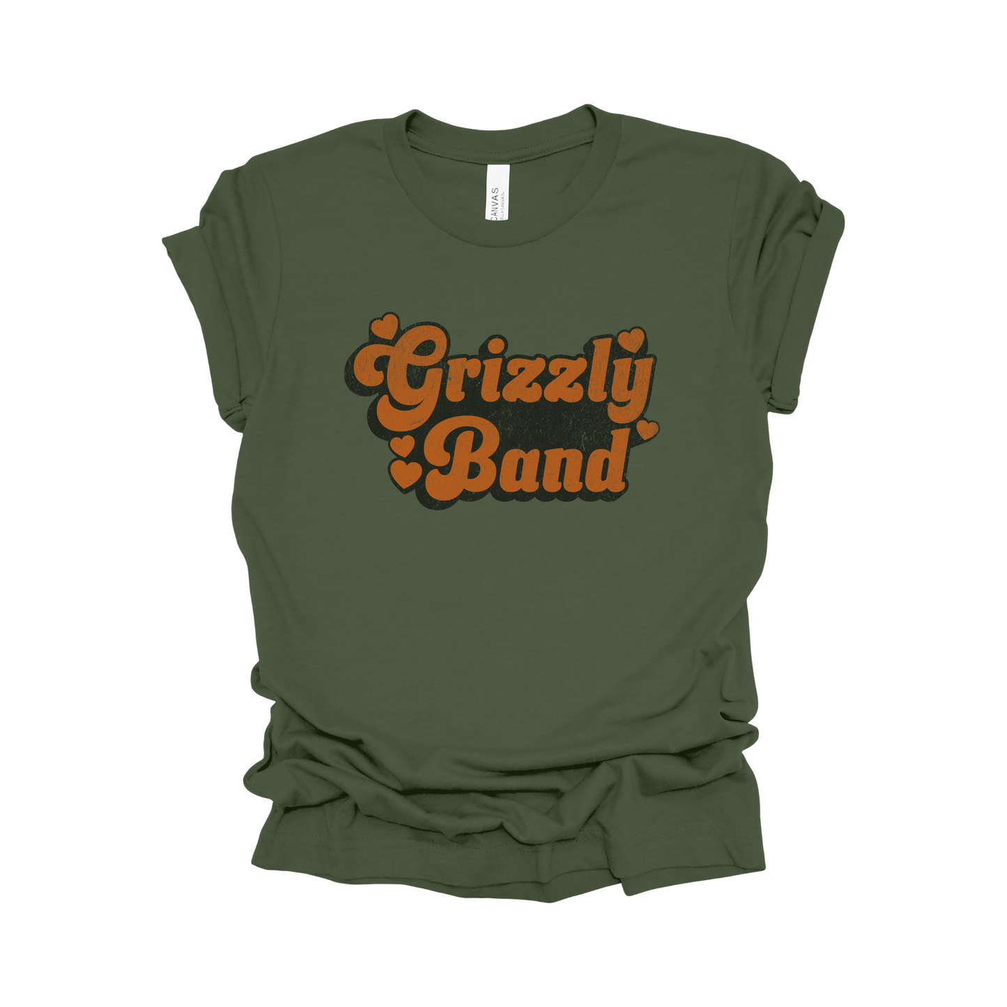 I Love Grizzly Band T-Shirt