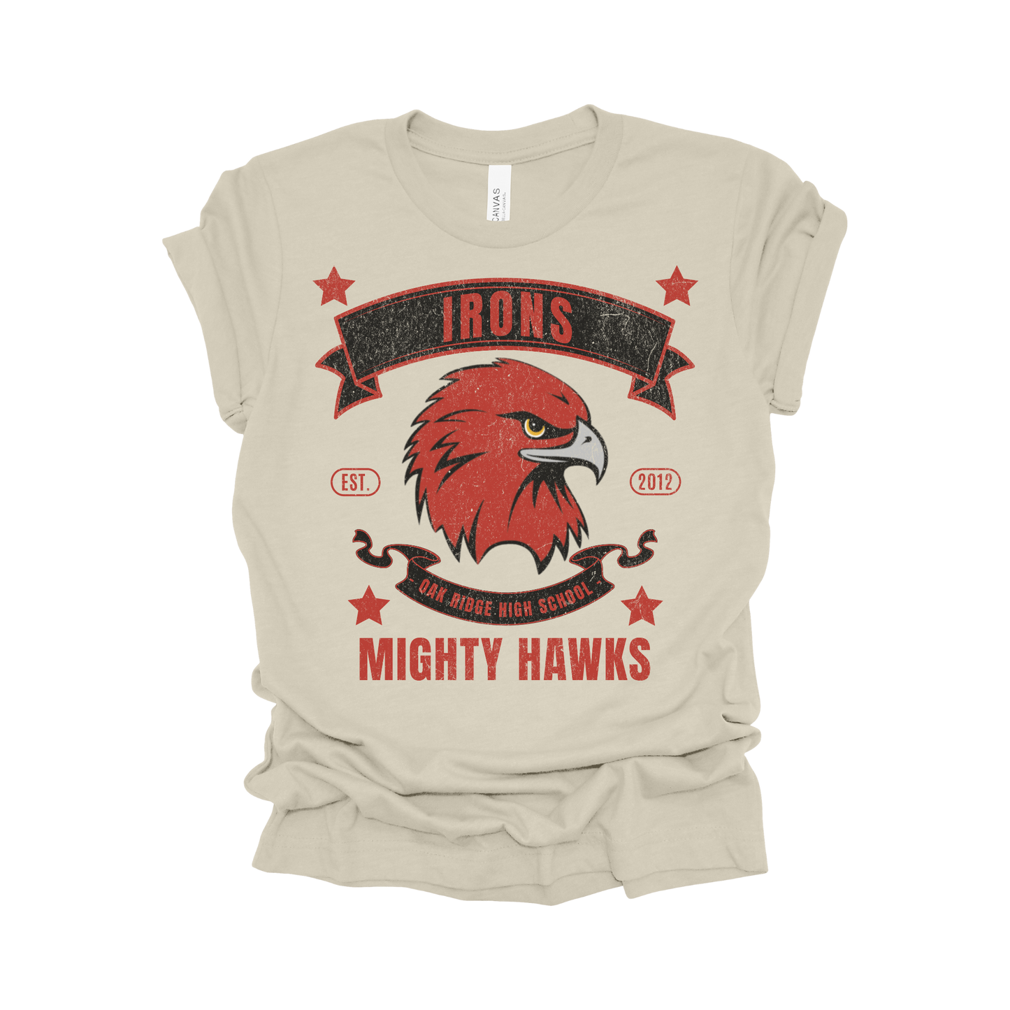 Irons Junior High Hawks Feeder T-Shirt