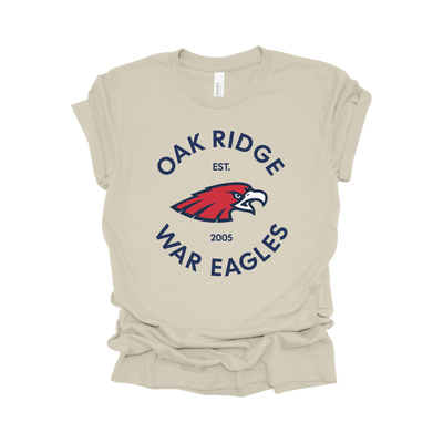 Oak Ridge War Eagles Logo Circle T-Shirt