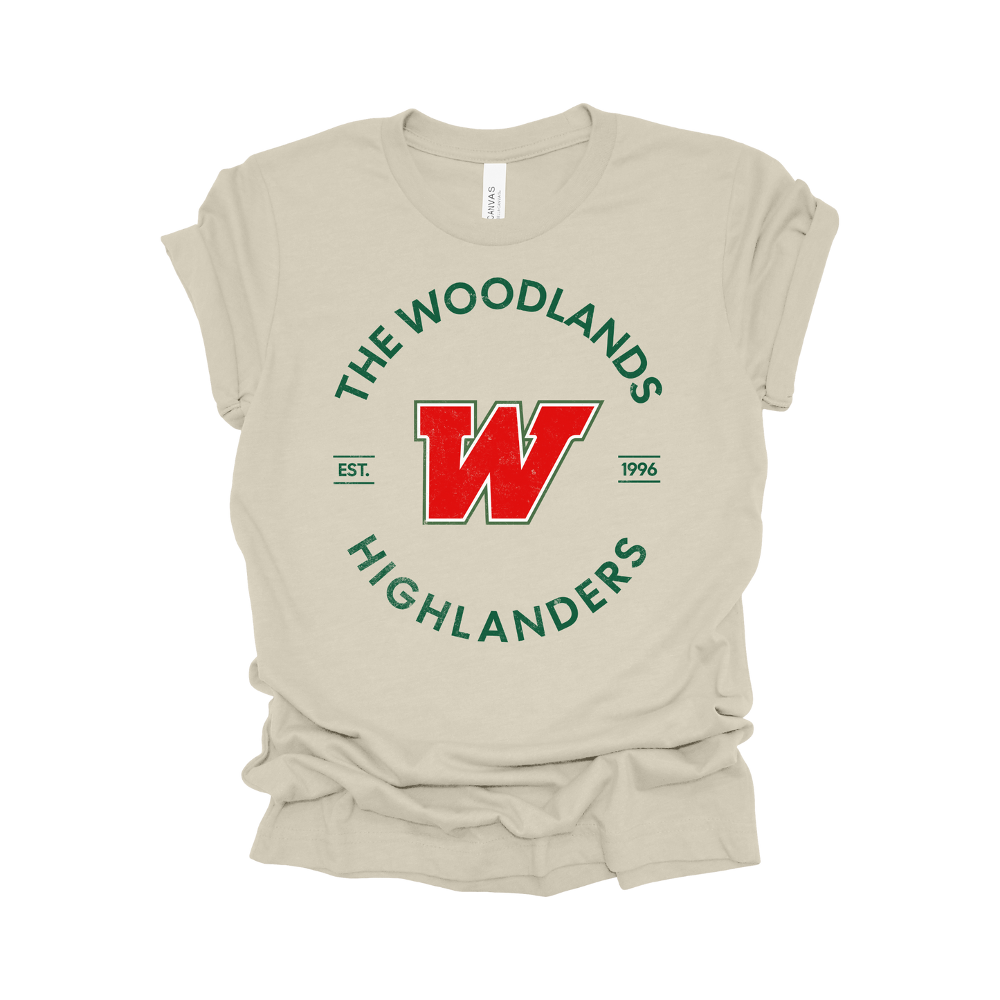 The Woodlands High School Circle T-Shirt