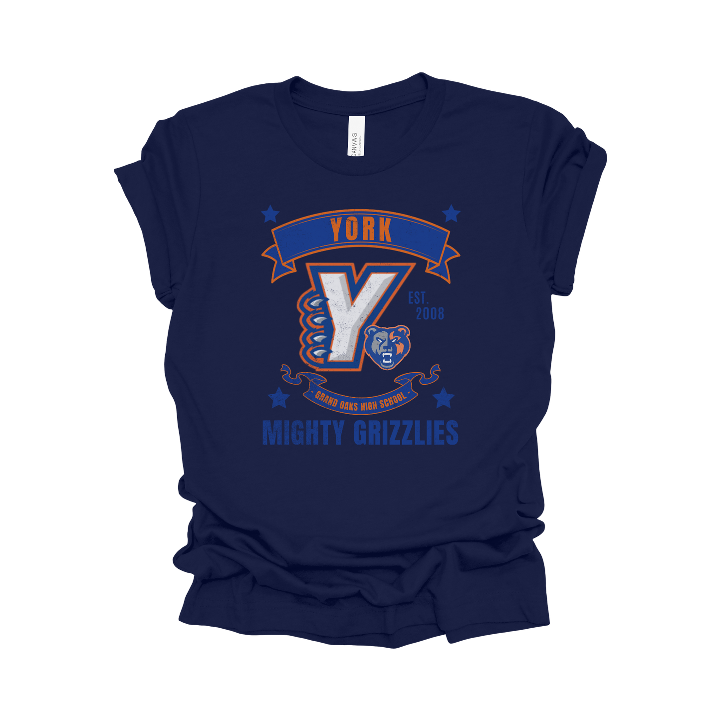 York Mighty Grizzlies Feeder T-Shirt