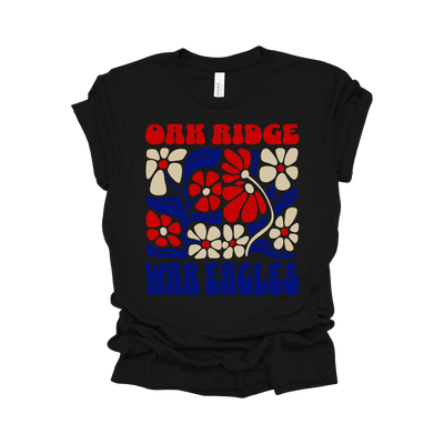 Oak Ridge High School Boho Floral T-Shirt