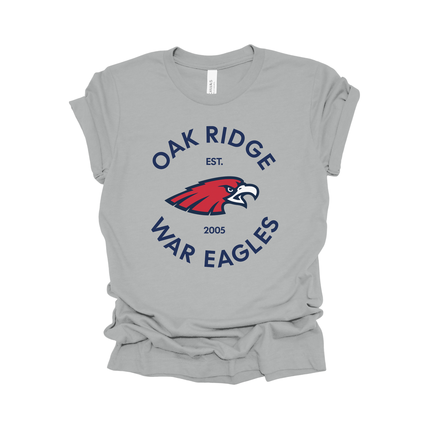 Oak Ridge War Eagles Logo Circle T-Shirt