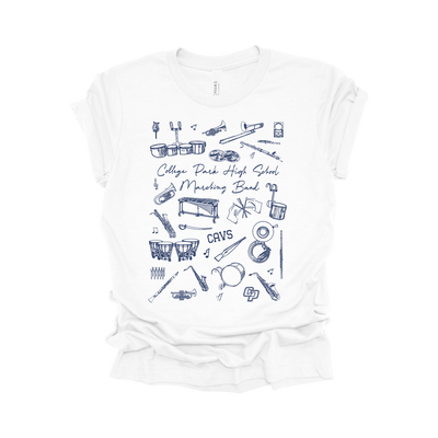 College Park Marching Band Tee - The Cavalier Cadence
