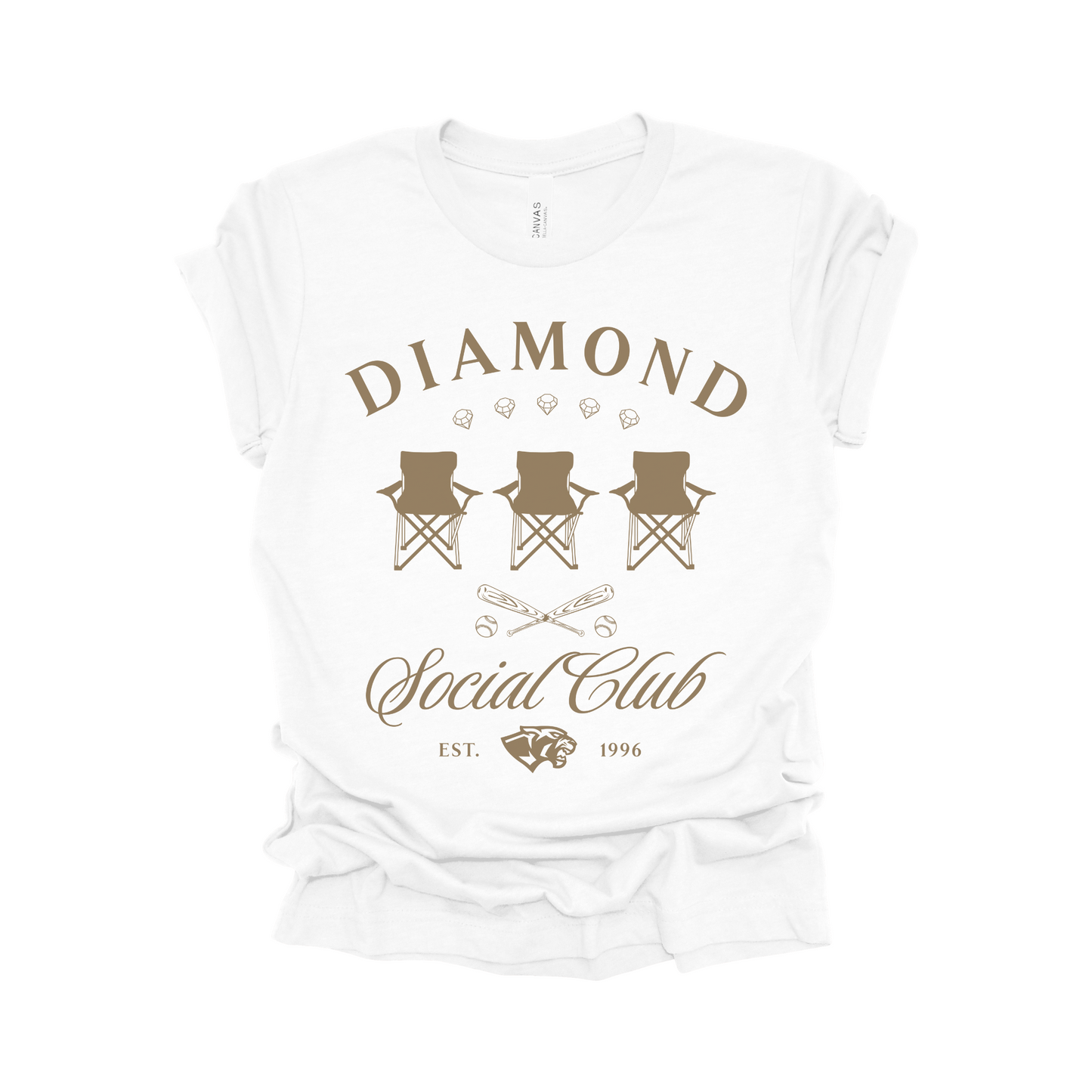 Diamond Social Club Tee - Caney Creek Baseball Team