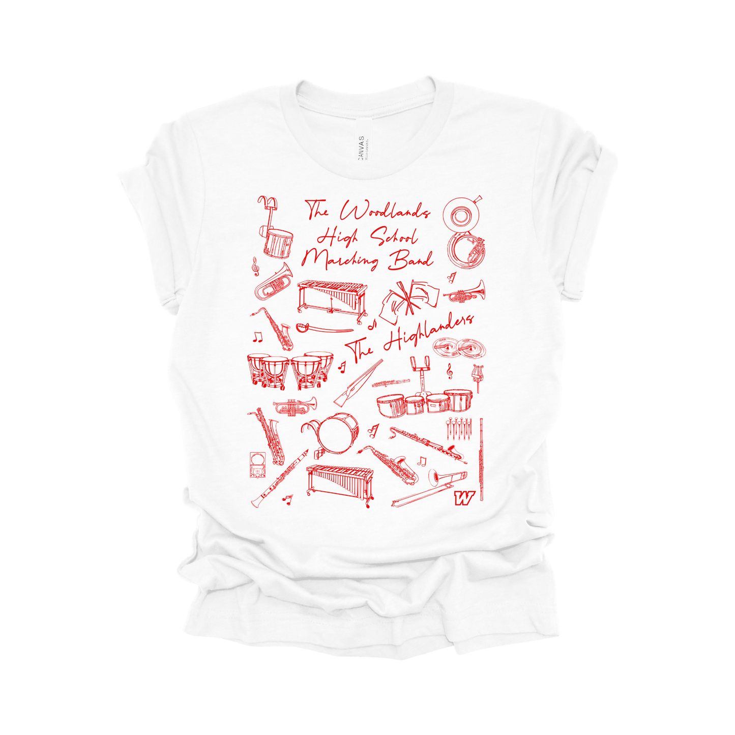 Sound of the Highlanders | The Woodlands High School Marching Band Tee