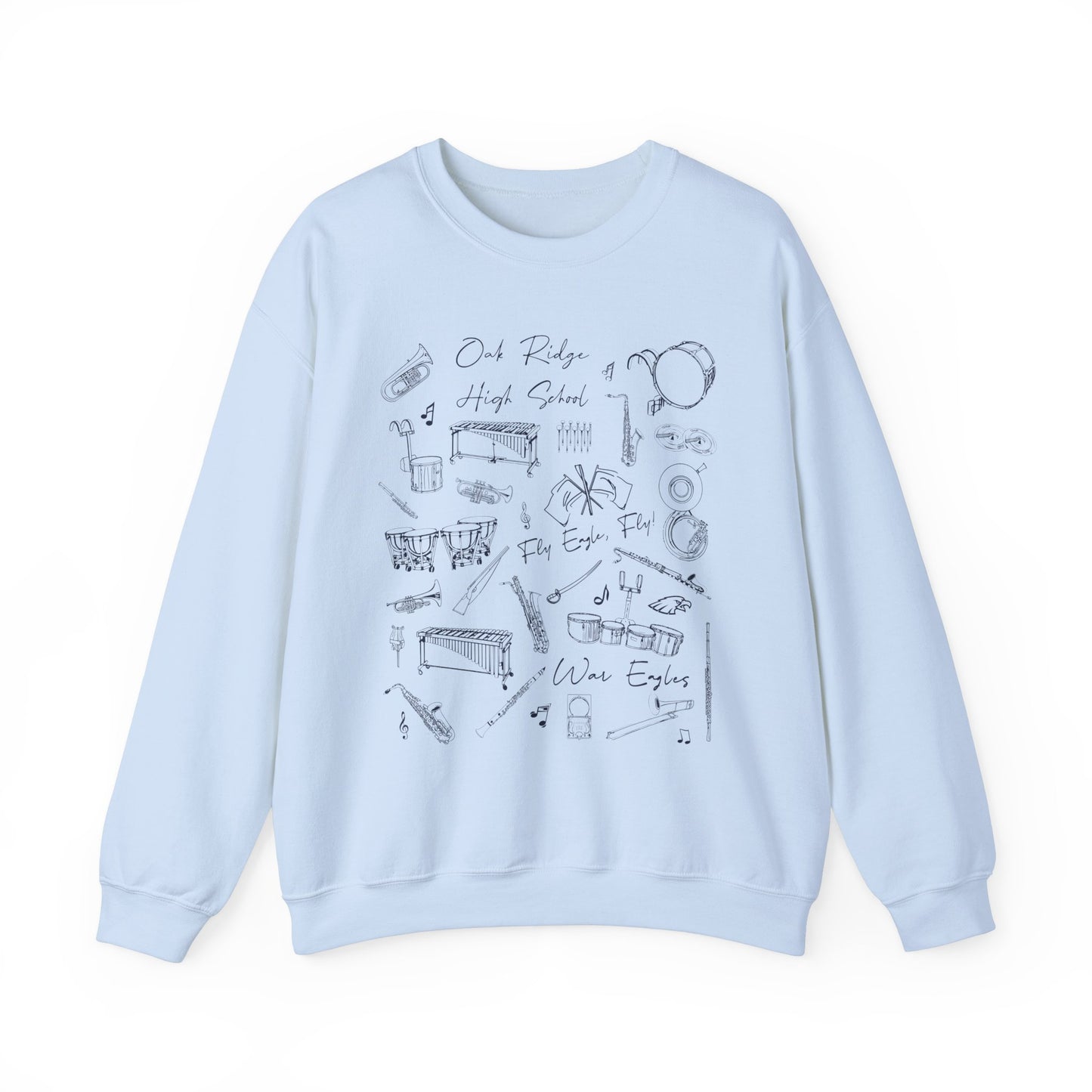 The War Eagle Waltz – Oak Ridge Marching Band Sweatshirt
