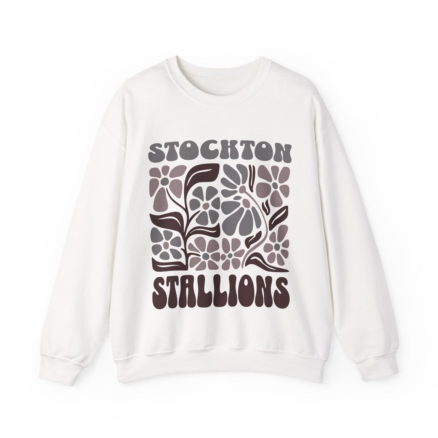 Boho Floral Stockton Stallions Sweatshirt