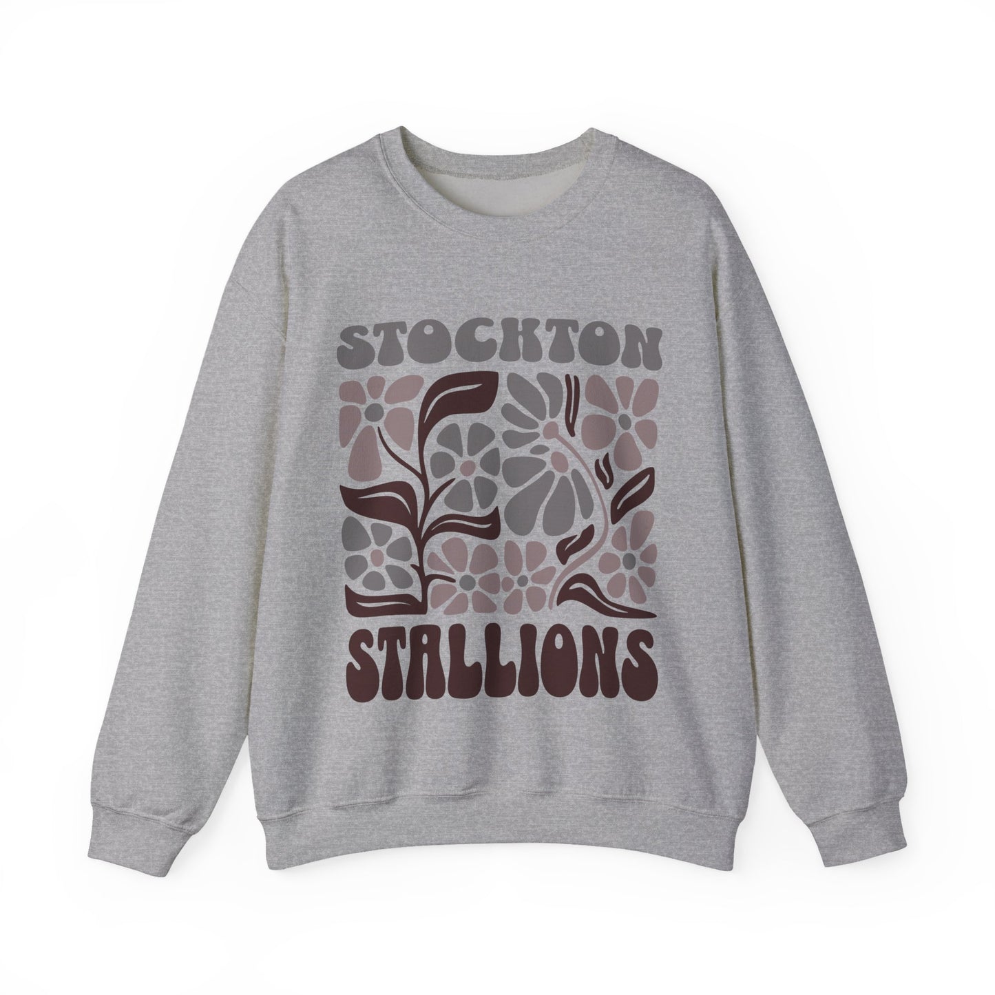 Boho Floral Stockton Stallions Sweatshirt