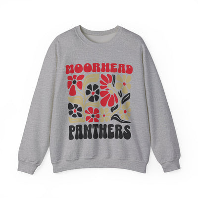 Boho Floral Moorhead Panthers Sweatshirt