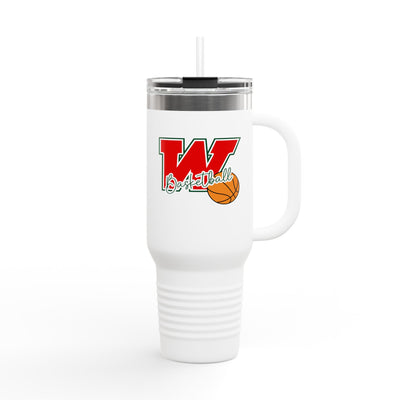 The Woodlands Basketball 40 oz Insulated Travel Mug – Hydrate Like a Highlander