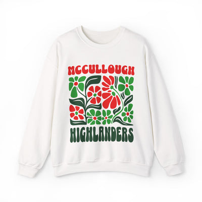 Boho Floral McCullough Highlanders Sweatshirt