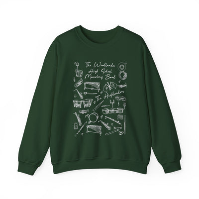 The Sound of the Highlanders | The Woodlands High School Marching Band Sweatshirt