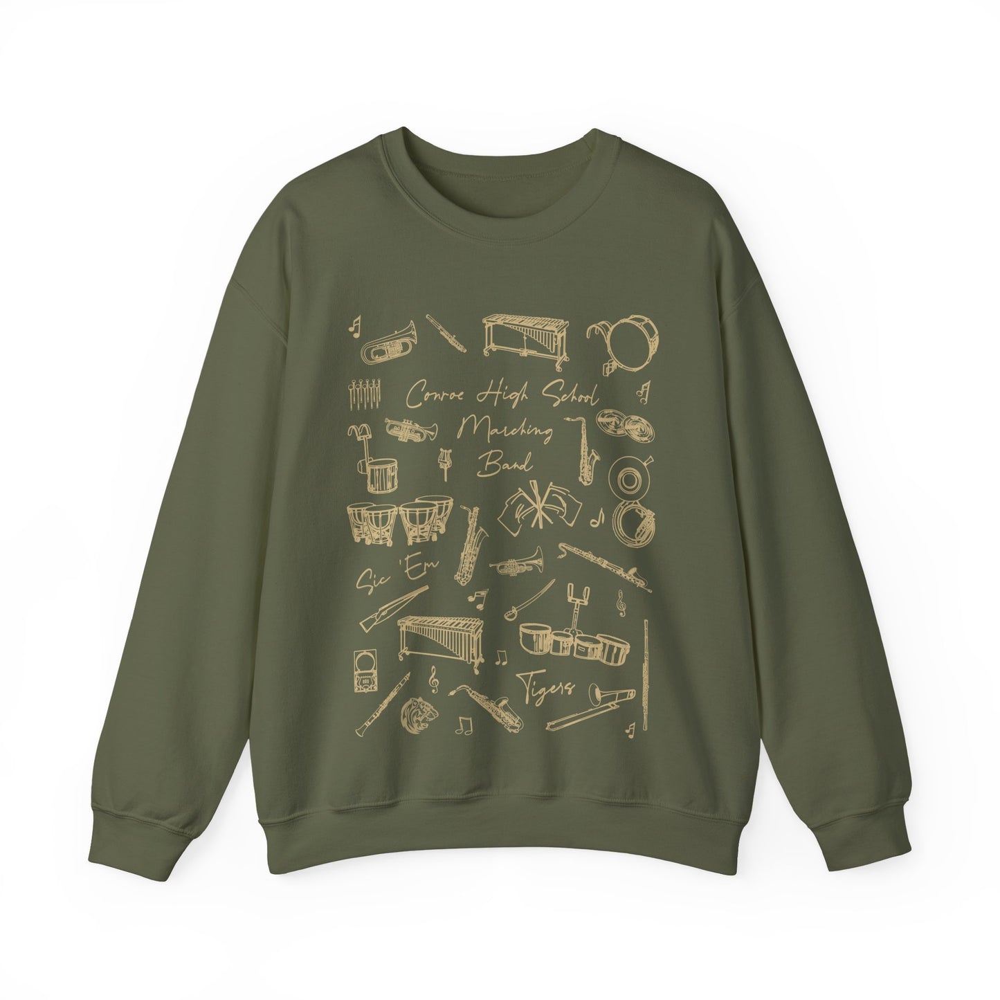 Conroe High School Marching Band Sweatshirt - Tiger Tempo