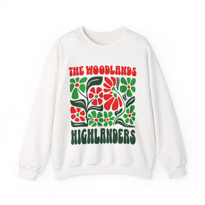 Boho Floral The Woodlands Highlanders Sweatshirt