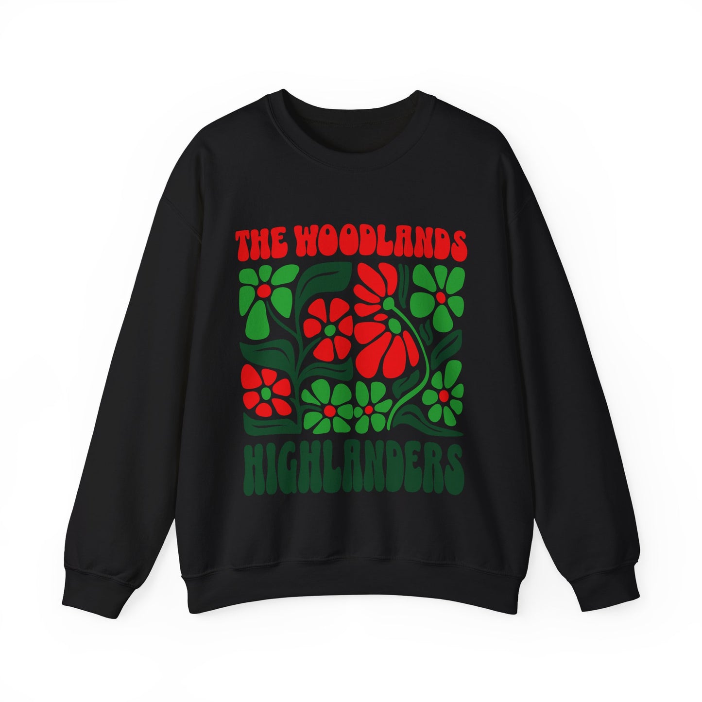 Boho Floral The Woodlands Highlanders Sweatshirt