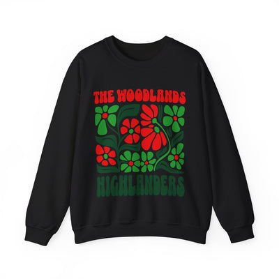 Boho Floral The Woodlands Highlanders Sweatshirt