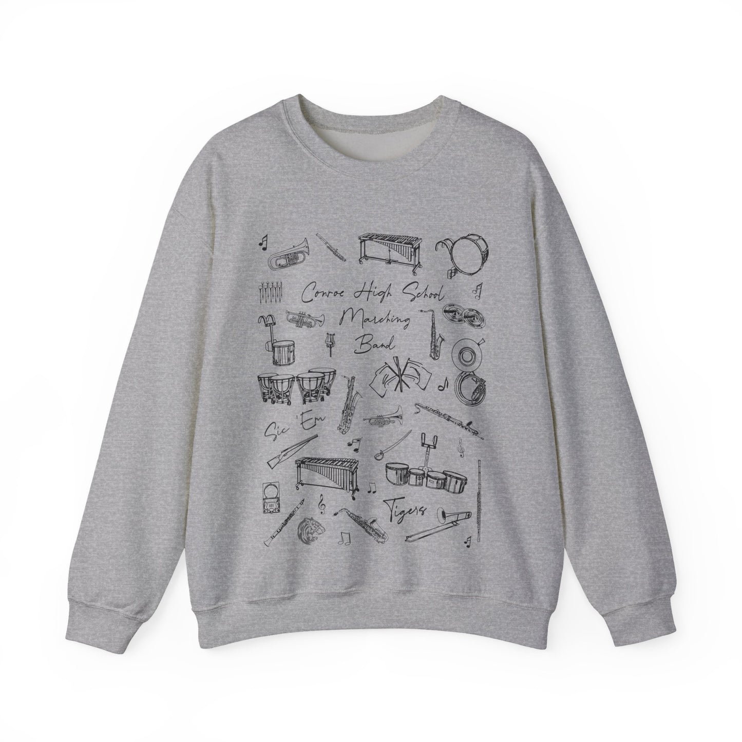 Conroe High School Marching Band Sweatshirt - Tiger Tempo