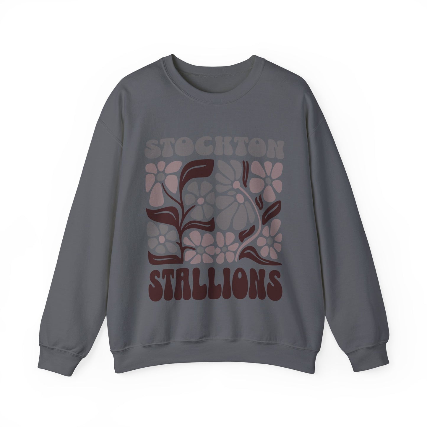 Boho Floral Stockton Stallions Sweatshirt