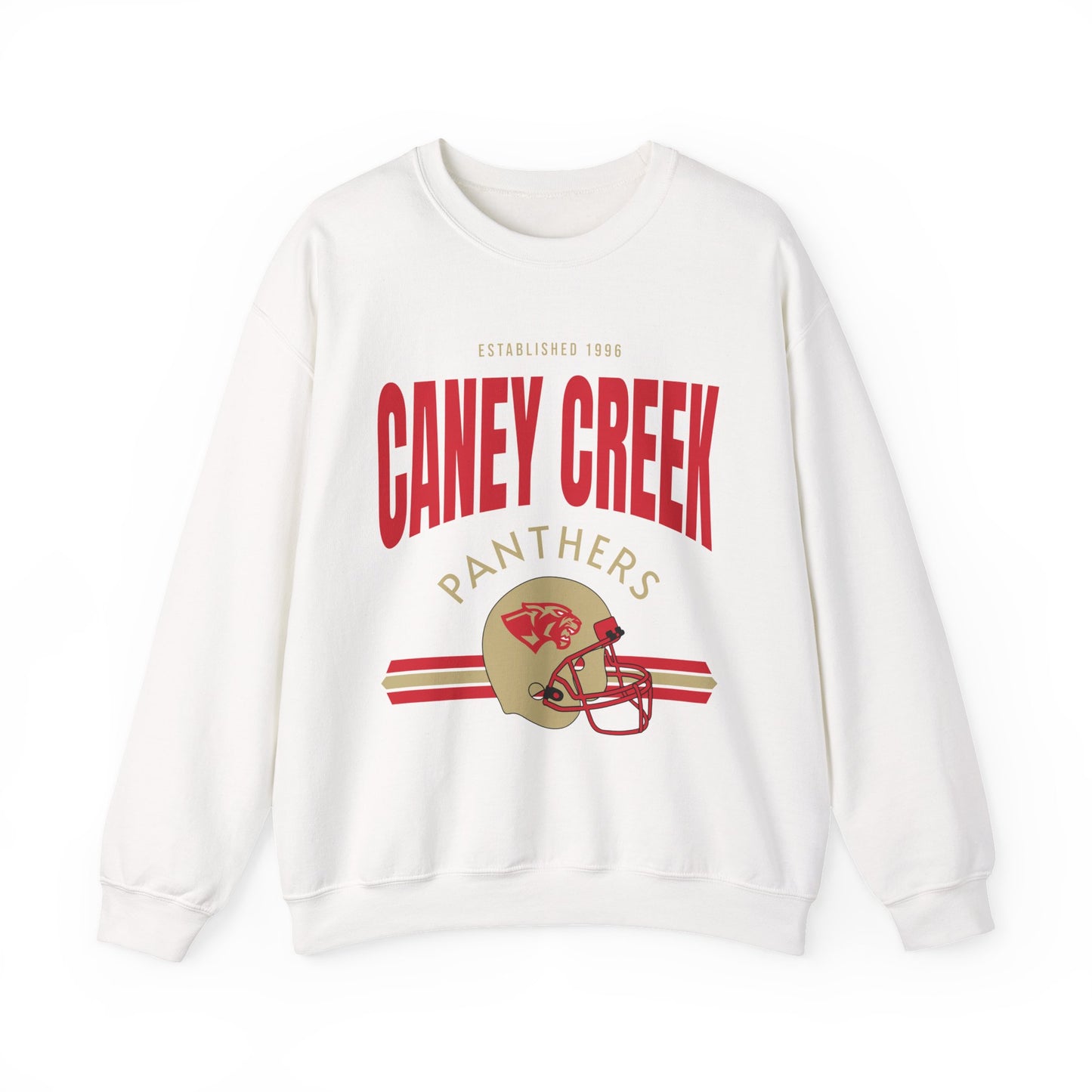 Caney Creek Vintage Football Sweatshirt | Panthers Spirit Wear | Retro Game Day Sweatshirt