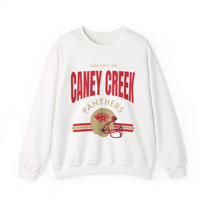 Caney Creek Vintage Football Sweatshirt | Panthers Spirit Wear | Retro Game Day Sweatshirt