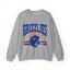 Grand Oaks High School Vintage Football Sweatshirt | Grizzly Spirit Wear | Retro Game Day Pullover